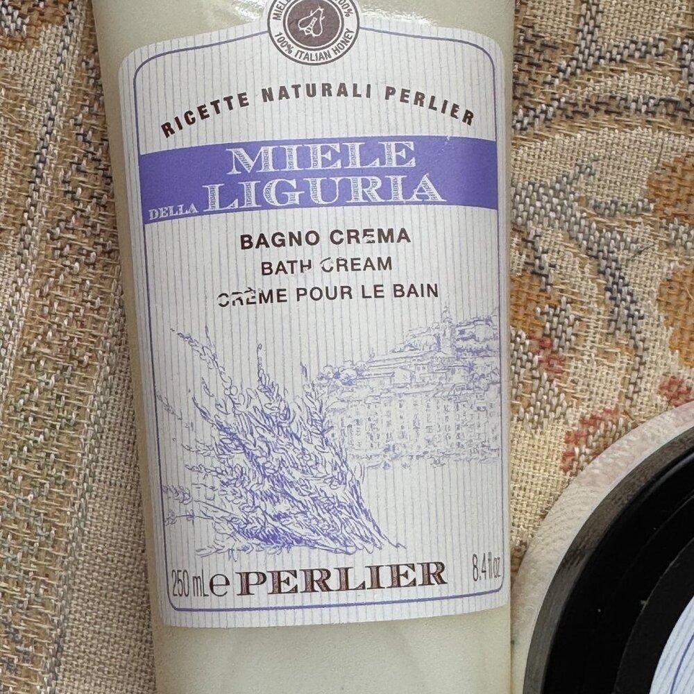 Perlier Miele Liguria Rich‎ Body Cream 6.7 oz & Bath Cream 8.4 oz NEW & SEALED - Picture 3 of 10